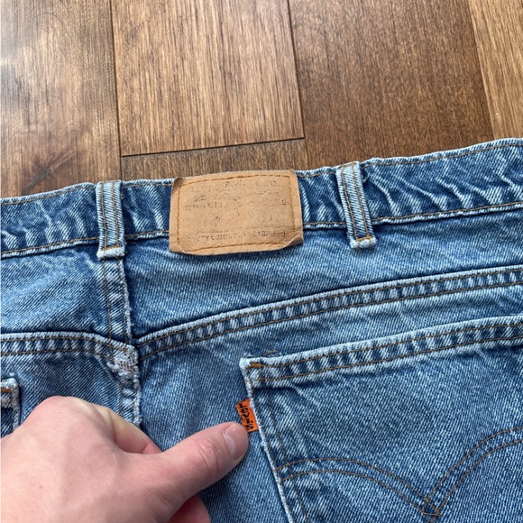 Men’s Vintage 90s Levi’s orange tab denim jeans - Picture 5 of 9